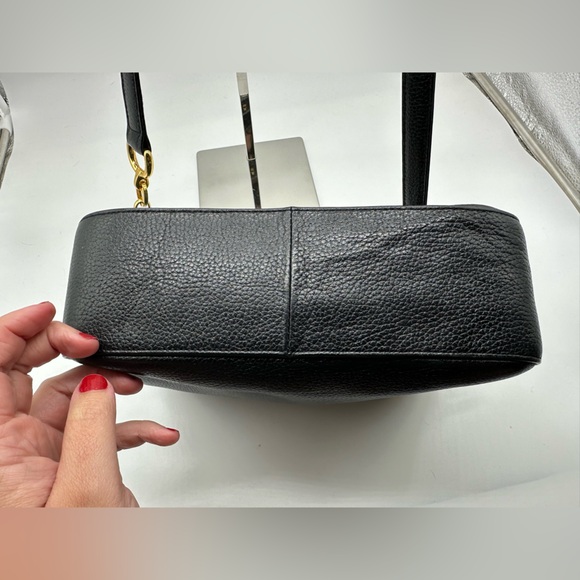 **Sale Alert ***EUC Vintage MCM made in Germany Black Crossbody with a dust bag - Picture 7 of 16